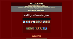 Desktop Screenshot of kalligrafie-veertje.be