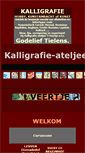 Mobile Screenshot of kalligrafie-veertje.be